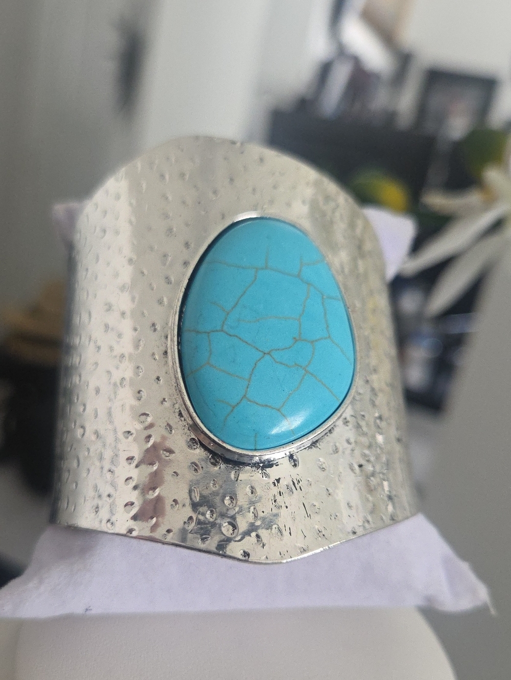 Paparazzi Turquoise Stone Cuff Bracelet NWT